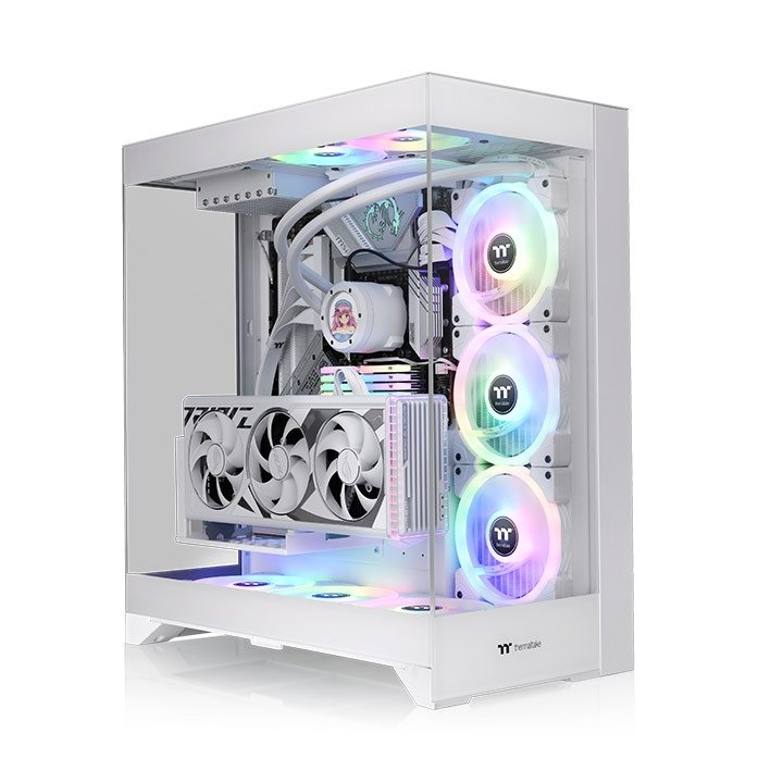 Thermaltake PC Case Midi Cte E550 Tg Snow White