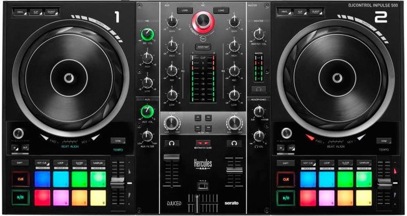 Hercules Djcontrol Inpulse 500 - Controlador Dj 2 Canales