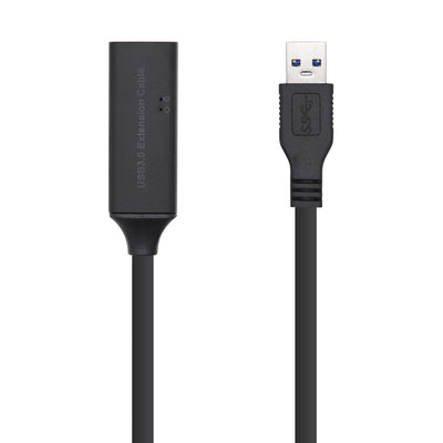 Aisens USB Cable 3.0 Prolongador With Amplicador And Alim - Type a/m-a/H - 15M - Black — image 1
