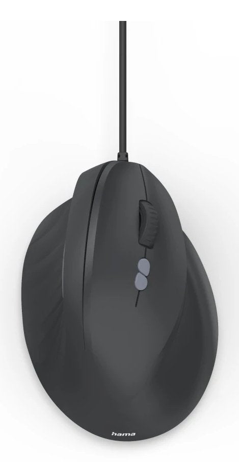 Hama Mouse Ergonómico Vertical ECM-500R With Cable And Sensor Óptico. Mouse Vertical Ergonómico, 7 Buttons Sen