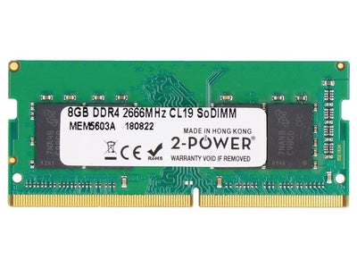 2-POWER Memory SODIMM 8GB DDR4 2666MHZ CL19 SODIMM MEM5603A — image 1