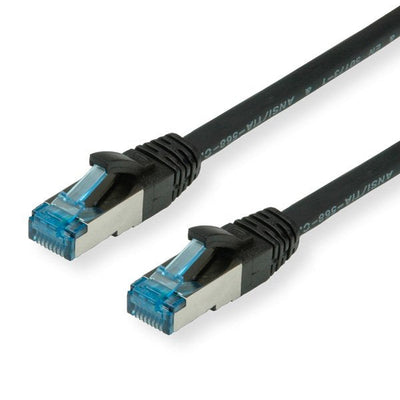 Value 5M S/FTP CAT.6A Network Cable Black CAT.6A S/FTP [s-STP] (Value CAT.6A S/FTP Pimf Cu Ethernet Cable Blac — image 1