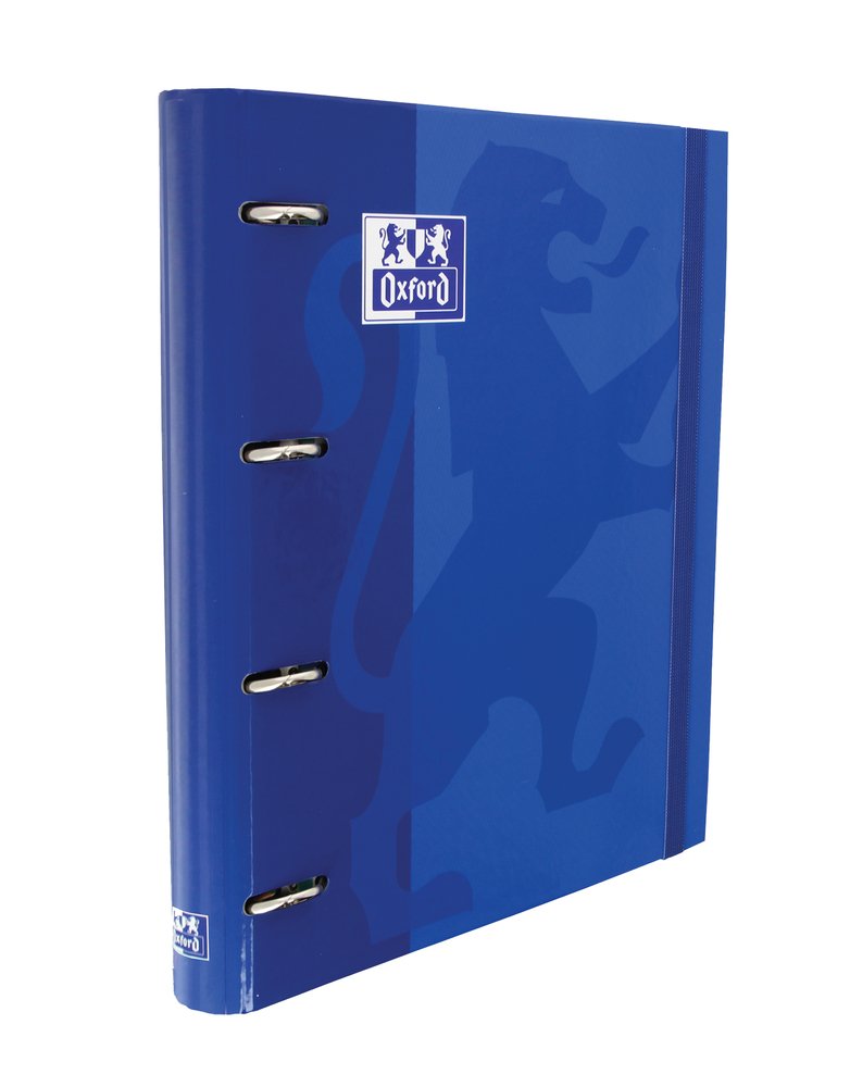 Oxford Folder 4 Anillas Classic Europeanbinder C/ Spare Part 100H 5X5 A4 + Blue Marino