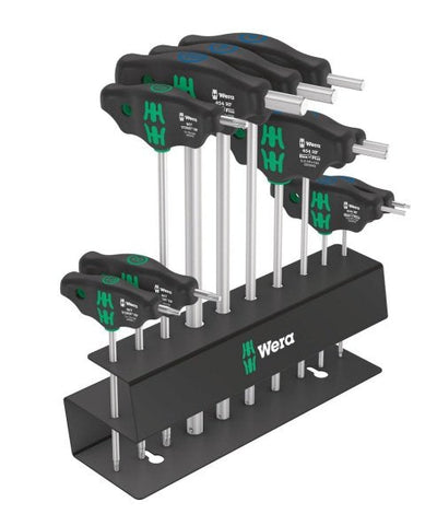 Wera Screwdrivers Bicycle Set 6 Black/Green 10 Pieces With Stand Metallic Assembly Wall 5004174001 — image 1