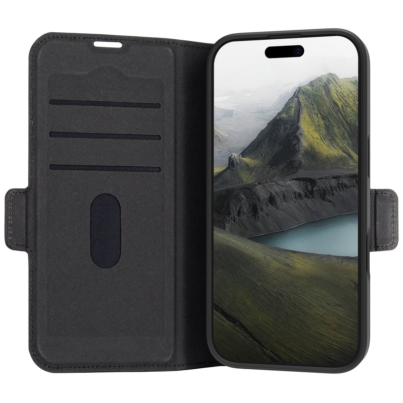DBRAMANTE1928 Oslo Pro Case With Cover Phone Mobile Phone Poliuretano (pu) Plastic Black Apple Iphone 16 Pro