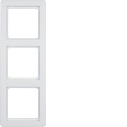 Berker 10136089 Frame 3VÍAS Q.1 White Polar, Samt