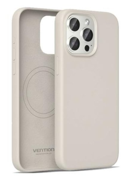 Vention Case Silicone With Magsafe KUDM0-30 Compatible With Iphone 13 Pro Grey Grava