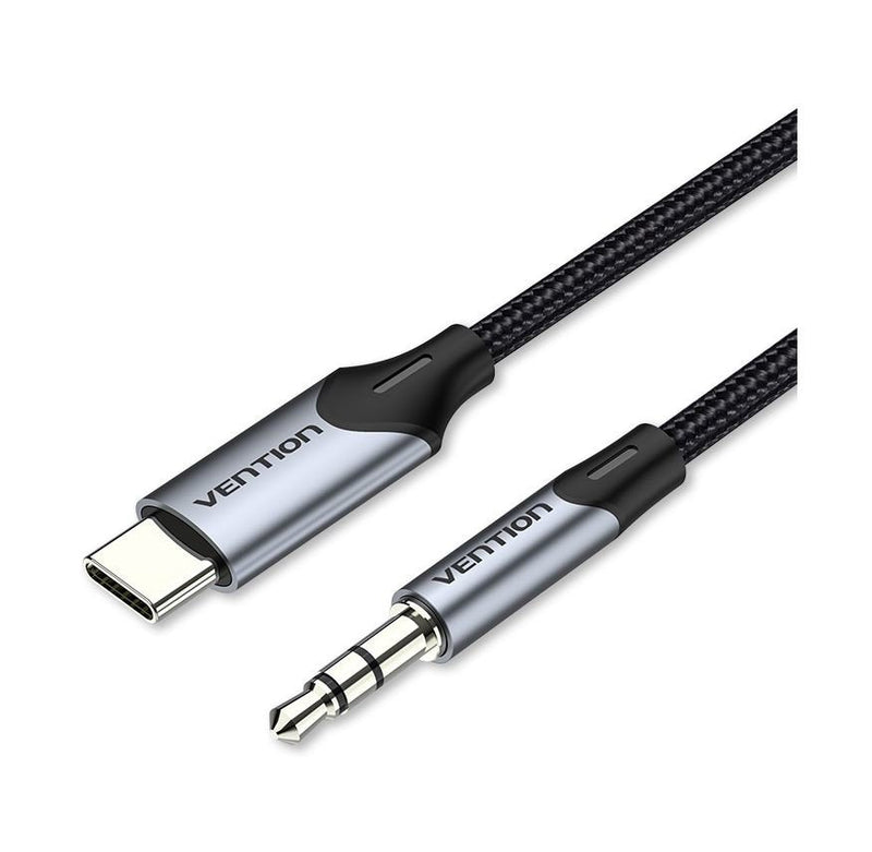 Vention Cable Converter Audio Bgkhf USB Type-c Male Jack 3.5 Male 1M Grey