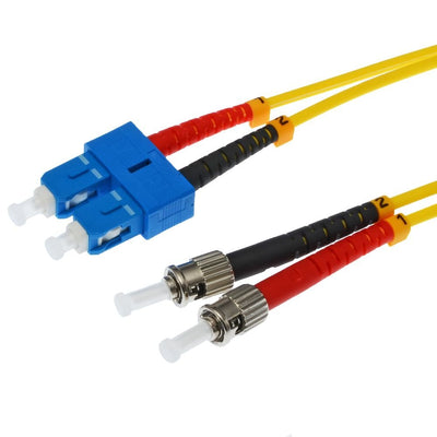 Helos Lwl Network Cable Sc/St Duplex 9/125?M OS2 Yellow 7,5M — image 1