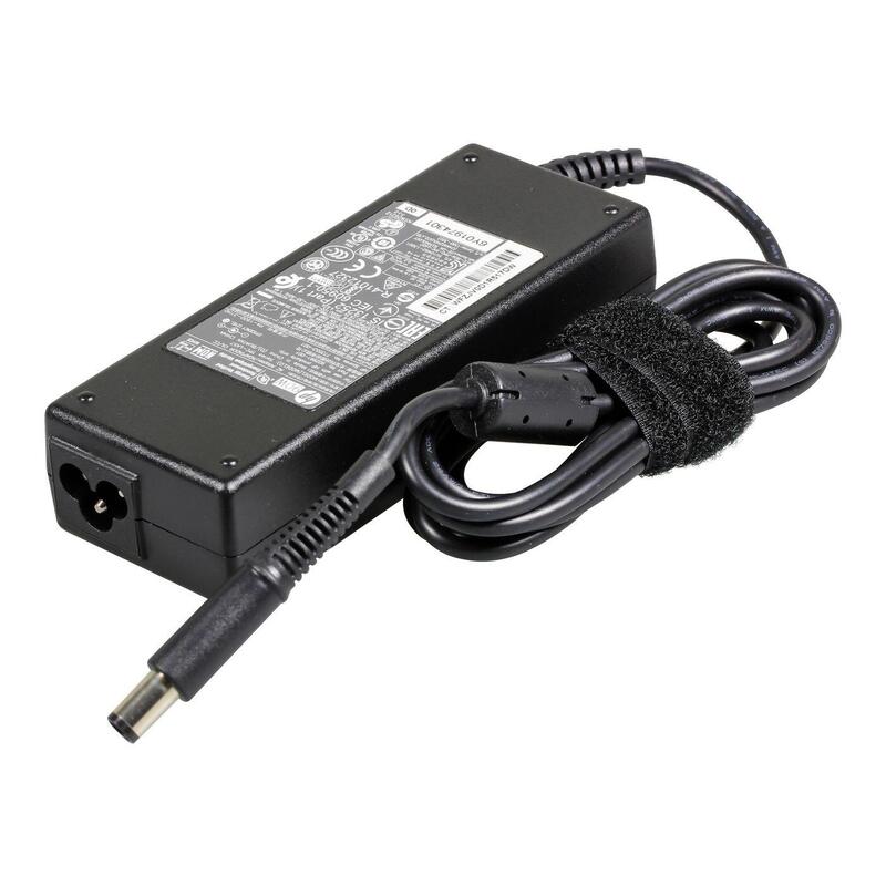 HP 90W AC Power Adapter For Laptops And Desktops Requires