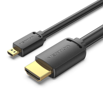 Vention Cable Micro HDMI 2.0 4K Agibf HDMI Male Micro HDMI Male 1M Black — image 1