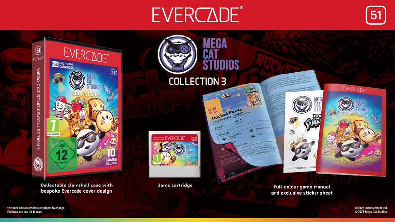 Set Mega Cat Studios COLEC.3 - Ret Evercade Retro Evercade