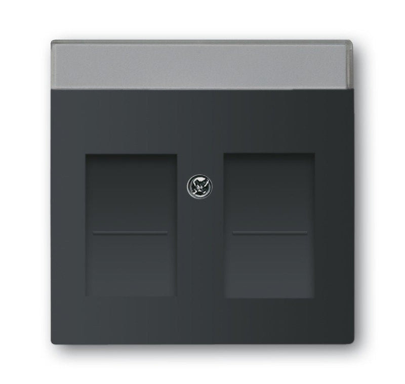 Busch Jaeger 1800-885 Cover F.modular Jack M.öffnungsschieber Future Linear Black