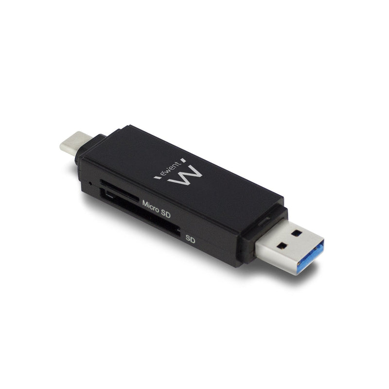 Ewent Card Reader External USB 3.0 Type-c / Type a (EW1075) Ewent EW1075, microSD (transflash),sd, Sdhc, Sdxc,