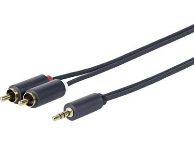 Vivolink PROMJRCA5 Cable Audio 5M 3,5MM 2 X Rca Black