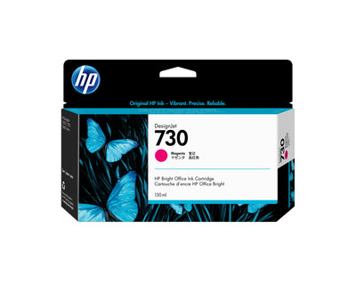 HP Genuine Ink 730 130ML Magenta Genuine Designjet T1700, T1700 Postscript, T1700DR, T1700DR Postscript — image 1