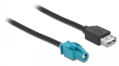 Delock Cable Hsd Z Connector Female a USB 2.0 Type a Connector Female 1M — image 1
