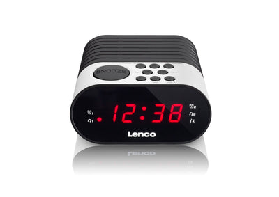 Lenco CR-07 Radio Watch Black White — image 1