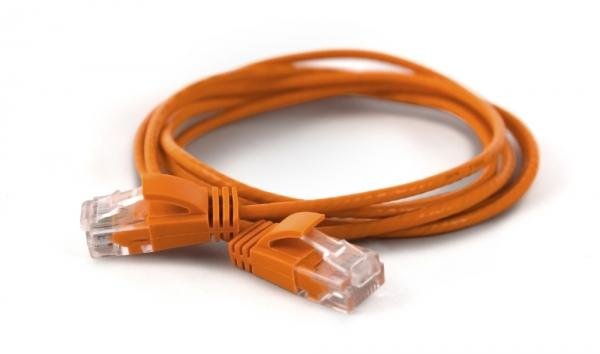 Wantecwire UTP, Cable Extra Thin CAT.6A, D 2,8MM, Orange Length 1,50M