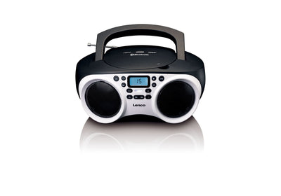 Lenco SCD-501WH White Black Radio With Cd MP3 USB Bt — image 1