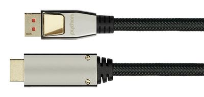 Python DisplayPort 1.4 An HDMI 2.0 Cable Nylong. Black 1M — image 1