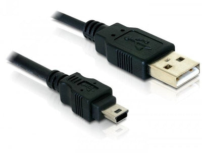 Delock USB Cable 2.0 Usb-b Mini 5PIN Male/Male 1,5M — image 1