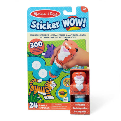 Spinmaster Melissa & Doug - Sticker Wow! Tiger Aufkleberstempel & Block 6074897 — image 1