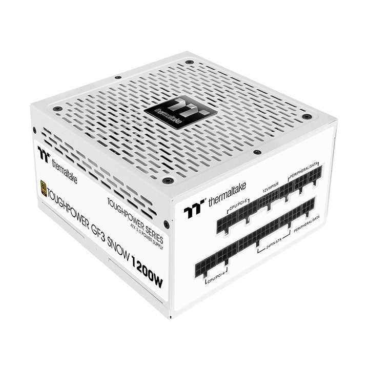 Thermaltake Tt Toughpower GF3 Snow 1200W, PC-netzteil White 1X 12VHPWR, 5X Pcie, Kabel-management, 1200 Watt P