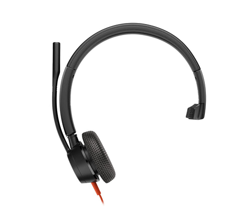 HP Headphones Monoaurales Poly Blackwire 3315 With Certificación Microsoft Teams USB-C + Connector 3,5MM + Ada — image 1
