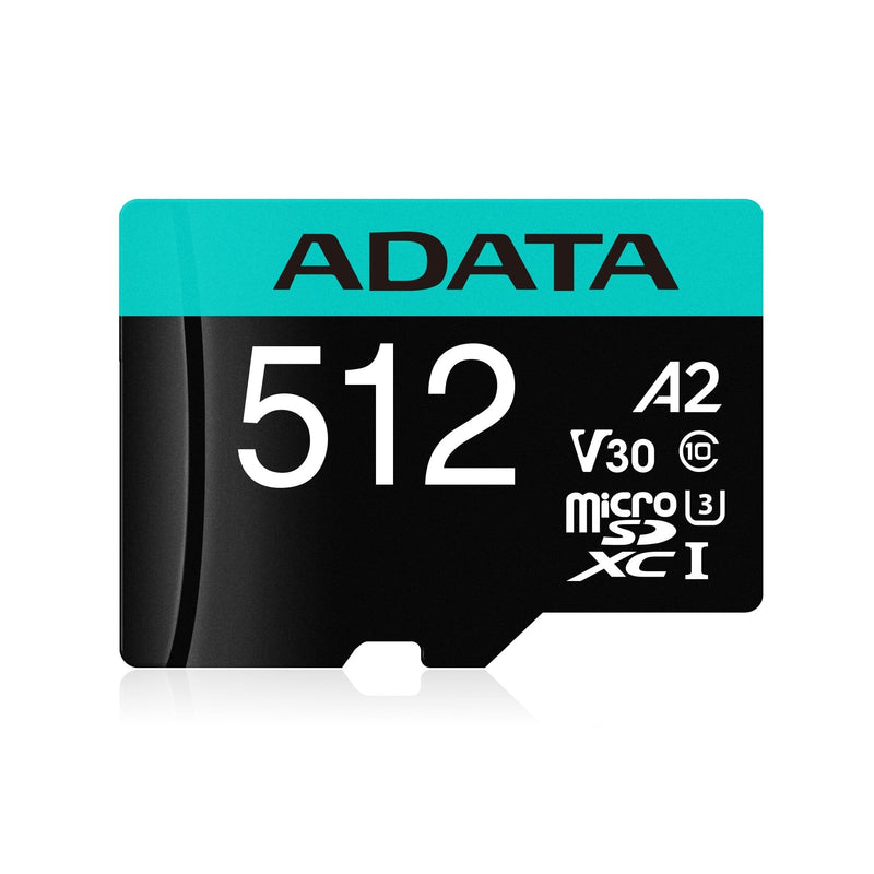 Premier Pro 512GB Microsdxc, Speicherkarte Class 10, Uhs-i U3, V30, A2