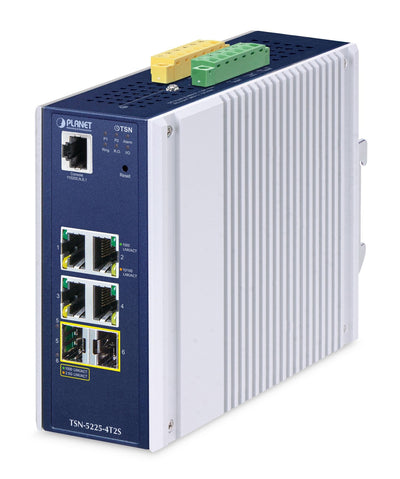 Planet Industrial L2 + 4-PORT Managed Tsn Switch TSN-5225-4T2 — image 1
