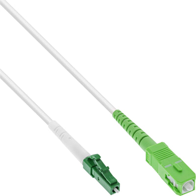 Inline Cable Símplex Fibre Optic , Ftth, Lc/Apc 8° a Sc/Apc 8°, 9/125 ?m, OS2, 20M — image 1