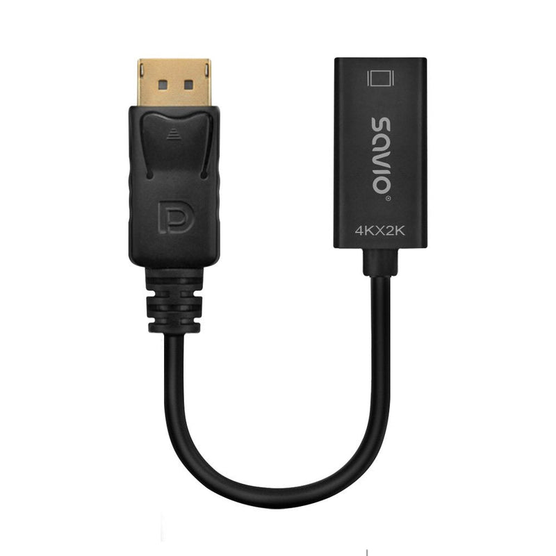 Savio AK-62 Adapter Cable Vídeo 0,2M DisplayPort HDMI