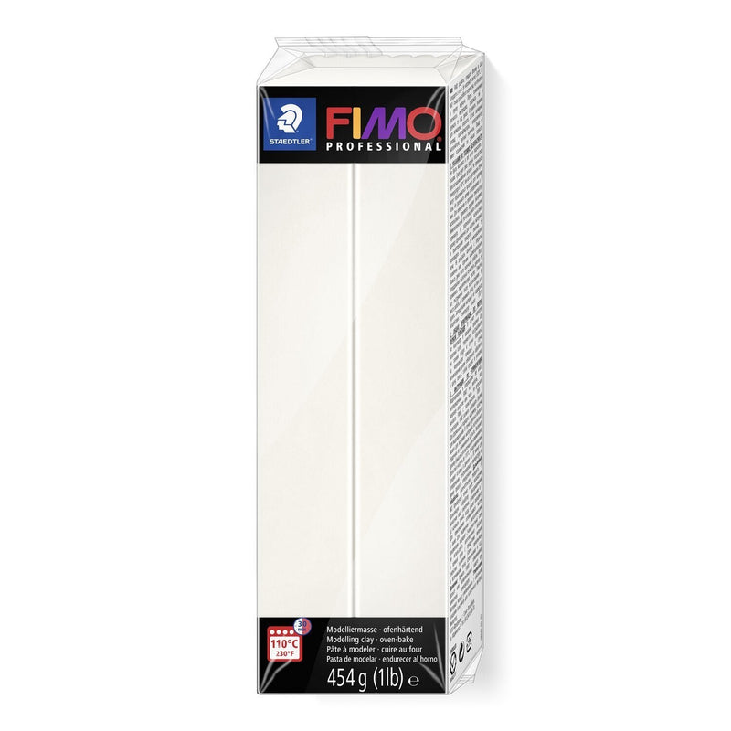 Fimo Staedtler 8041-03 Professional - Arcilla Polimérica Modelar Secado Horno. Pastilla 454G, Colour Porcelana