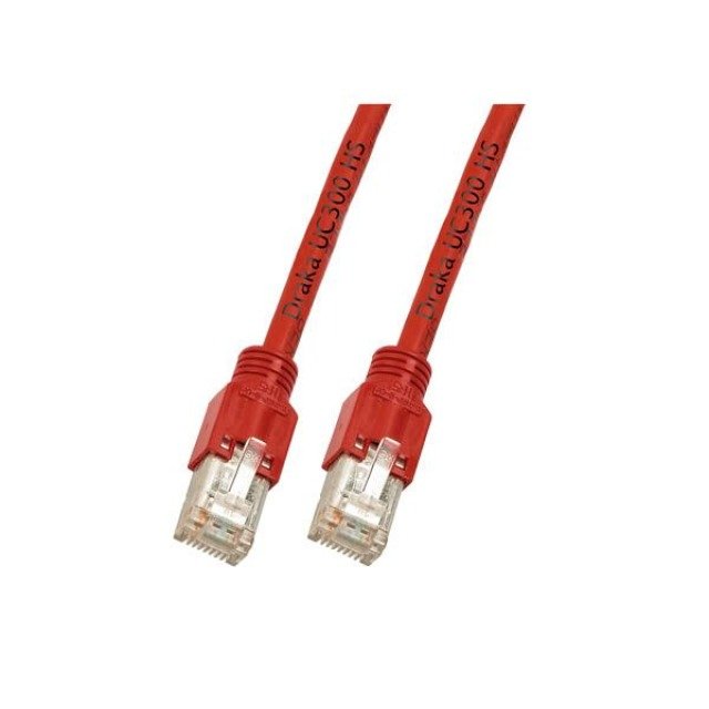 Efb RJ45 Network Cable CAT.5E Sf UTP Lszh Draka UC300 TM11 Red 0,5M