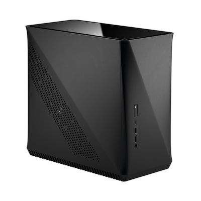 Fractal Design PC Case Era ITX Carbon Tg Fractal Design Era Itx, Midi-tower, PC, Aluminium Steel Glass Tempere — image 1