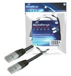 Mediarange Network Cable CAT.6 UTP Black 1.5M