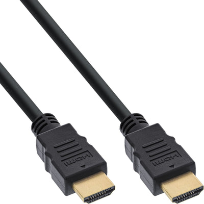 Inline® HDMI Cable HDMI High Speed With Ethernet, Male / Male, Black 1.5M — image 1