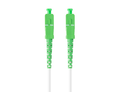 Lanberg Cable Fibre 25M Mono Sc/Apc-sc/Apc Simplex G657B3 Lszh White — image 1