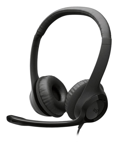 Logitech Headphones H390 USB Alámbrico USB Type a Black — image 1