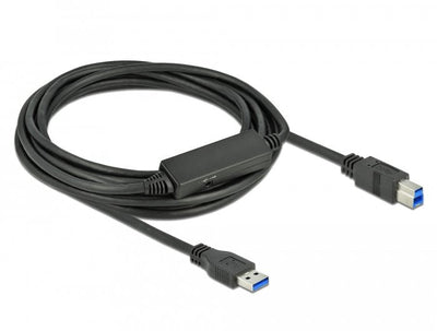 Delock USB 5Gbps Aktives USB Cable Type a USB Type B 5M — image 1
