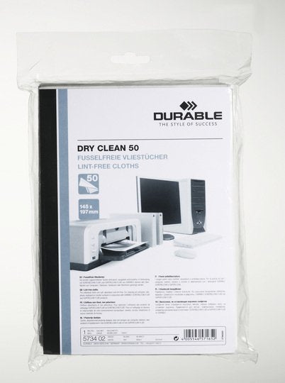 Durable 5734 Paños Secos Cleaning Equipos