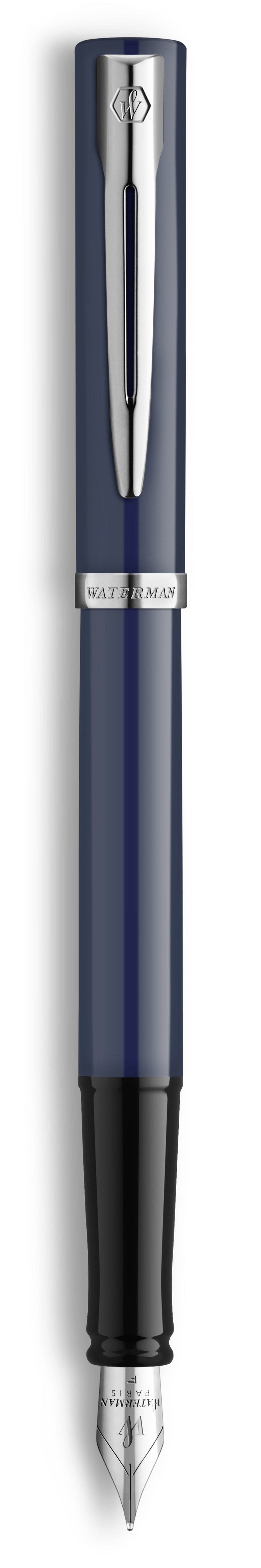Waterman Pluma Estilográfica Impression Blue Lack Ct M Blue Box Of Regalo