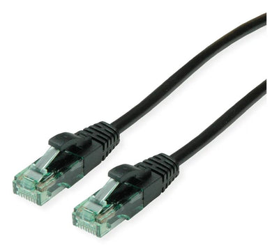 Roline Rm Network Cable CAT.6A UTP, Black 0,3M — image 1