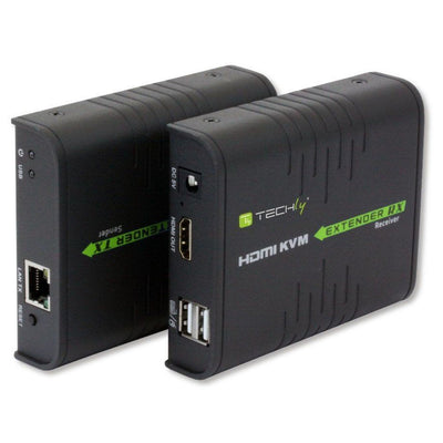 Techly 028214 KVM Extensor HDMI + USB Po Skrä™tce CAT.5E/CAT.6, Do 120M — image 1