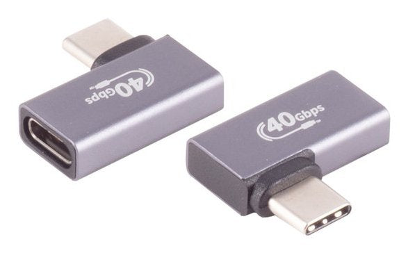 Shiverpeaks USB-C Adapter 4.0 90° Winkel Izquierda/Derecha Pro