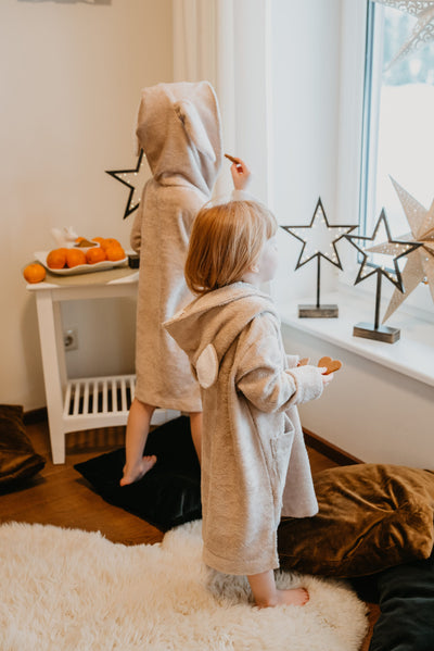 Long-Sleeve Poncho TEDDY - For KIDS (Size 122-150)