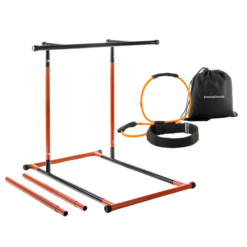 Pack Full Body Pull-Up Station with Exercise Guide and Belt with resistance bands for Glutes and Exercise Guide InnovaGoods
