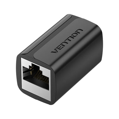Vention Adapter Connector RJ45 IPWB0 CAT.7 FTP RJ45 Female RJ45 Female Black — image 1