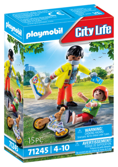 Playmobil 71245 City Life - Paramédico With Paciente — image 1